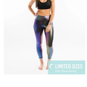 ZYIA Active Mirage Metallic Light N Tight 7/8 Leggings